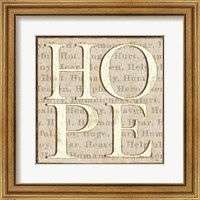 H is for Hope Fine Art Print