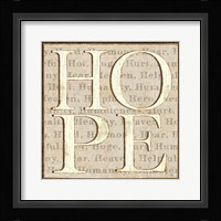 H is for Hope Fine Art Print