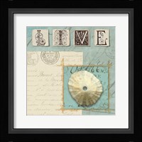 Beach Journal III Framed Print
