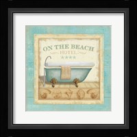 Beach Hotel I Framed Print