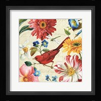 Rainbow Garden III - Cream Fine Art Print