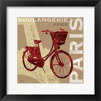 Cycling in Paris Fine Art Print