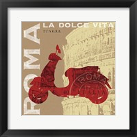 Motoring in Rome Fine Art Print