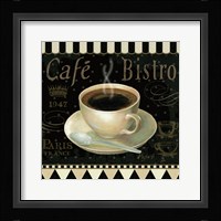 Cafe Parisien IV Framed Print