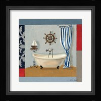Nautical Bath II Framed Print