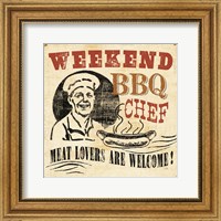 Weekend BBQ Chef Fine Art Print