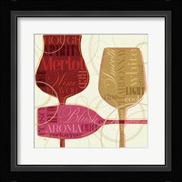 Colorful Wine I Framed Print
