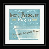 Indulge Yourself Aqua I Framed Print