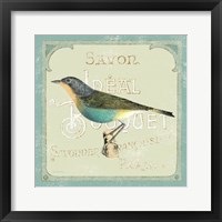 Parisian Bird II Framed Print