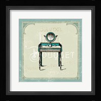 Parisian Bath III Framed Print