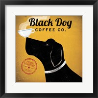 Black Dog Coffee Co. Framed Print