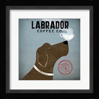 Labrador Coffee Co. Framed Print