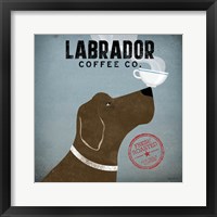 Labrador Coffee Co. Framed Print