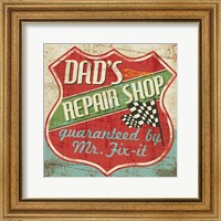 Mancave IV - Dads Repair Shop Fine Art Print