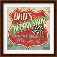 Mancave IV - Dads Repair Shop Fine Art Print
