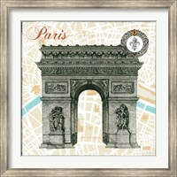 Monuments des Paris Arc Fine Art Print