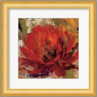 Fiery Dahlias II Crop Fine Art Print