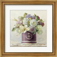 Tulips in Aubergine Hatbox Fine Art Print