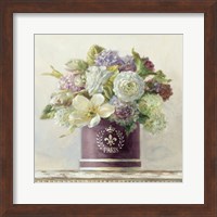 Tulips in Aubergine Hatbox Fine Art Print