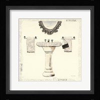Emily's Boudior II Sink Framed Print