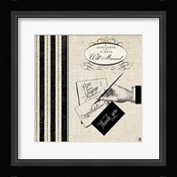 Gentleman IV Framed Print