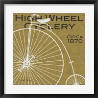 High Wheel Cyclery Fine Art Print