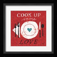Cook Up Love Framed Print