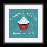 Cooking is Love Framed Print