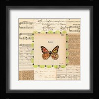 Hope Butterfly Framed Print