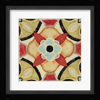 Bohemian Rooster Tile Square IV Fine Art Print
