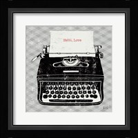 Vintage Analog Typewriter Fine Art Print