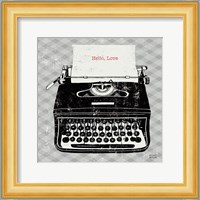 Vintage Analog Typewriter Fine Art Print