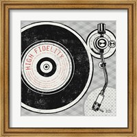 Vintage Analog Record Player Fine Art Print