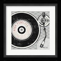 Vintage Analog Record Player Fine Art Print