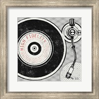 Vintage Analog Record Player Fine Art Print