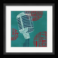 Type Mic Square Fine Art Print