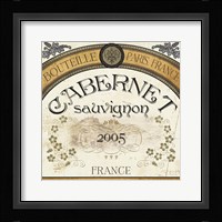 Wine Labels I Framed Print