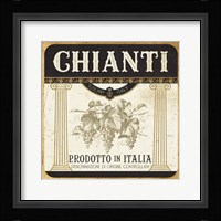Wine Labels III Framed Print