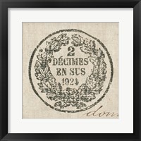 Letter Crest II Framed Print