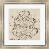 Letter Crest III Fine Art Print