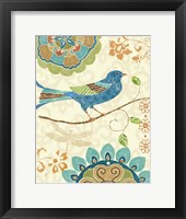 Eastern Tales Birds I Framed Print