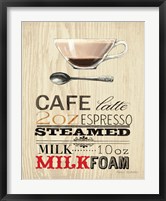 Cafe Latte Fine Art Print