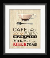 Cafe Latte Fine Art Print