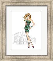 Colorful Fashion IV - Rome Fine Art Print