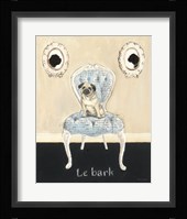 Le Bark Framed Print
