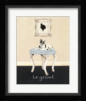 Le Growl Framed Print