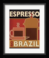 Deco Coffee I Framed Print