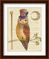 Steampunk Owl II Fine Art Print