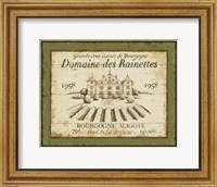 French Wine Label III Fine Art Print