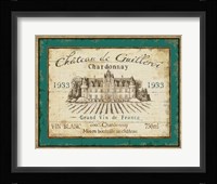 French Wine Label IV Framed Print